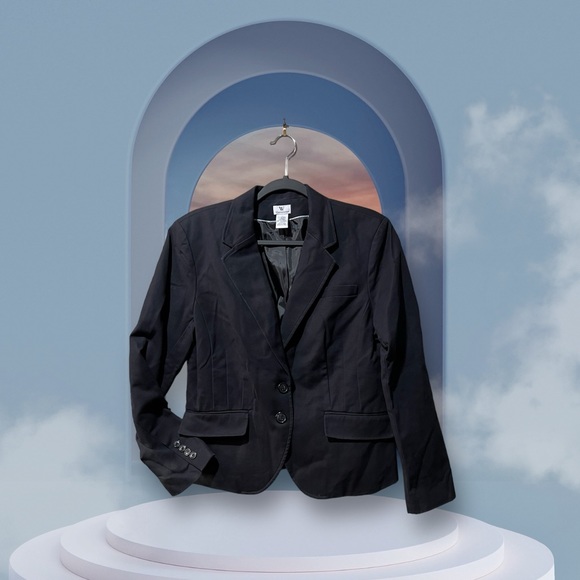 Worthington Black Classic Fitted Blazer - Picture 2 of 12